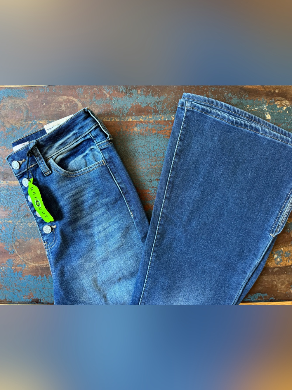 SO Women's Blue Boot-Cut Jeans